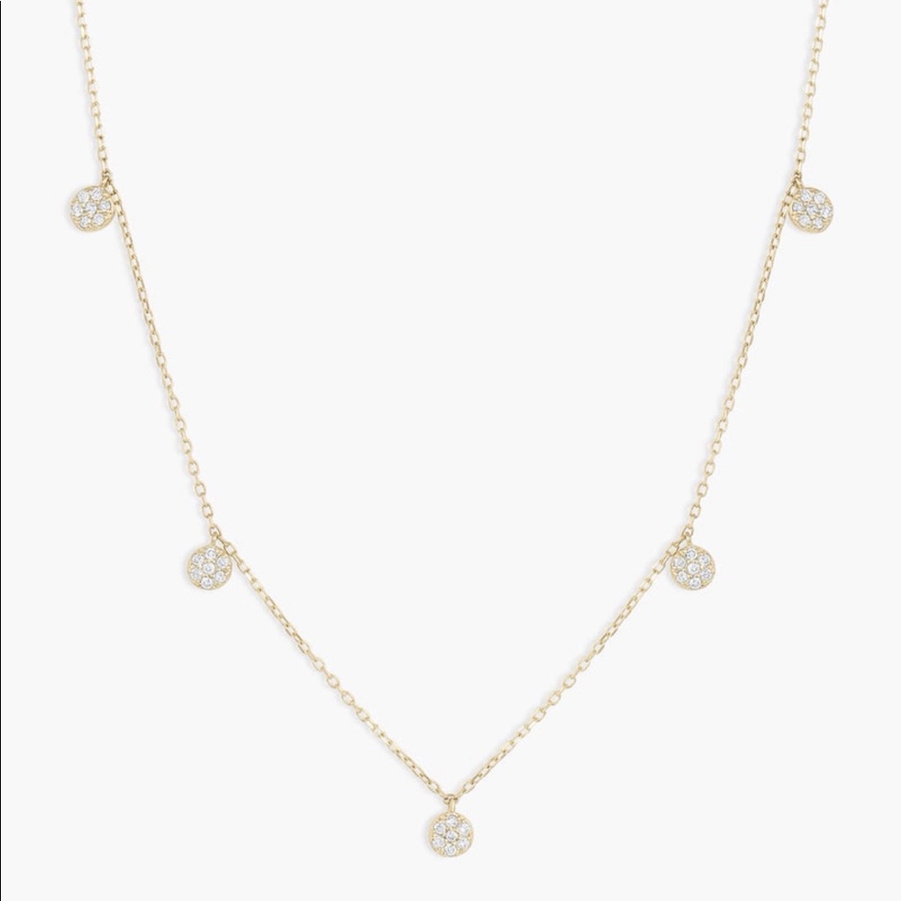 Gorjana Diamond Pave Flutter Necklace - Picture 3 of 5